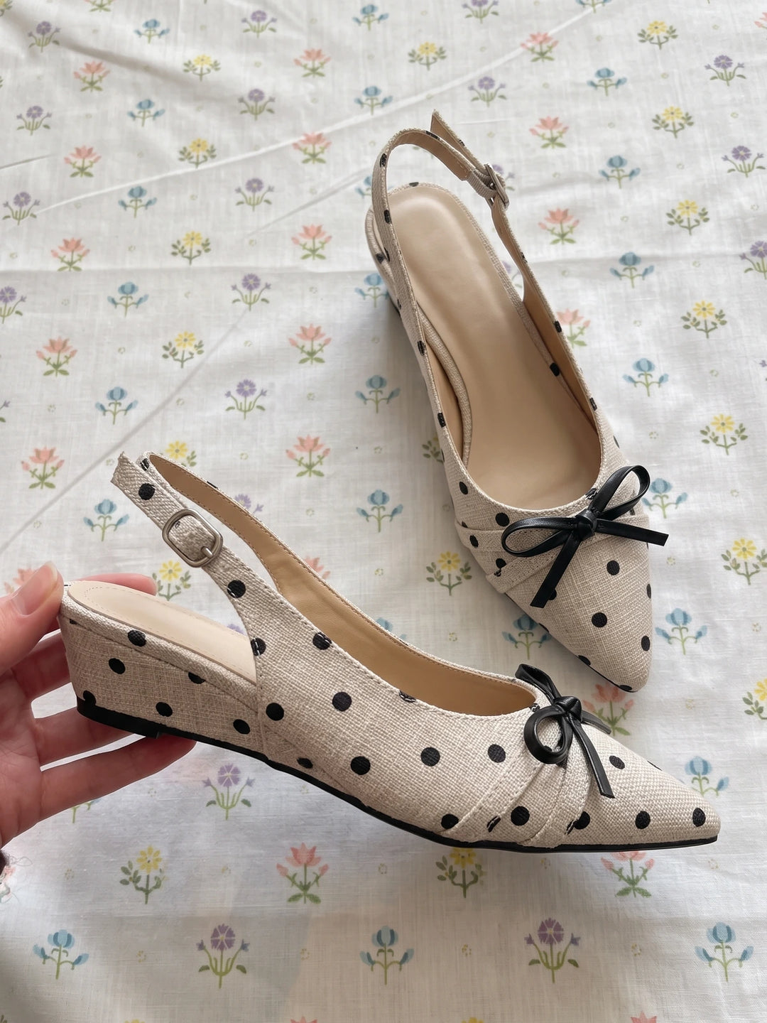 Amalfi Dot Slingback