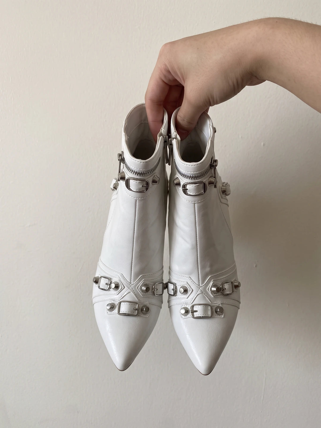 Clementine Buckled Stiletto Boots