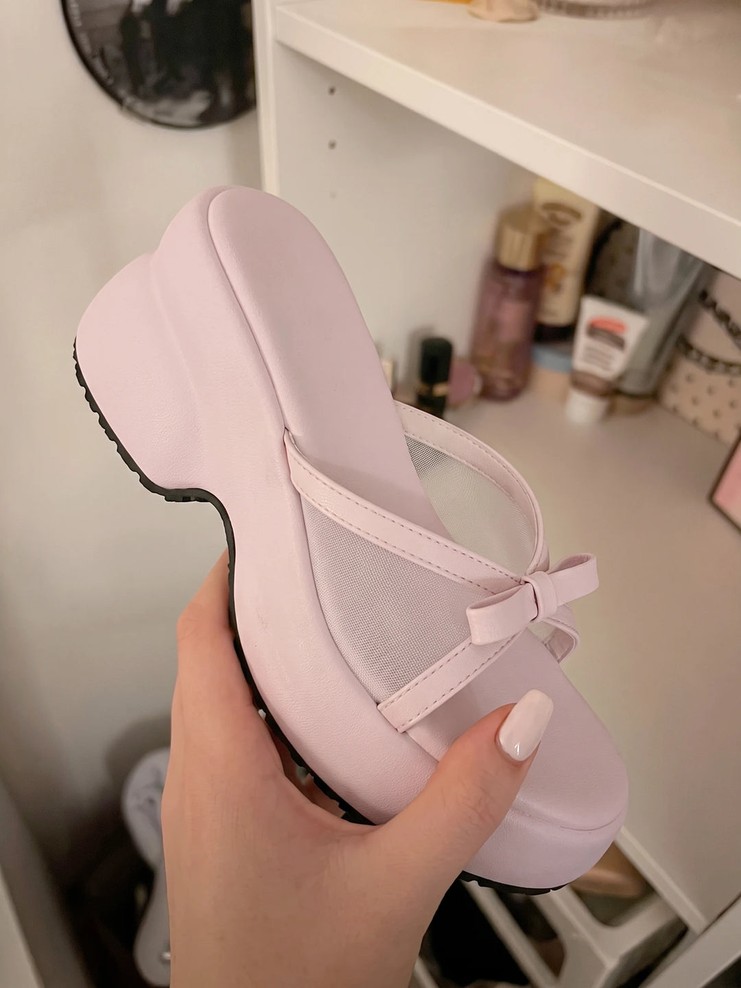 Ribbon Bow Sandals