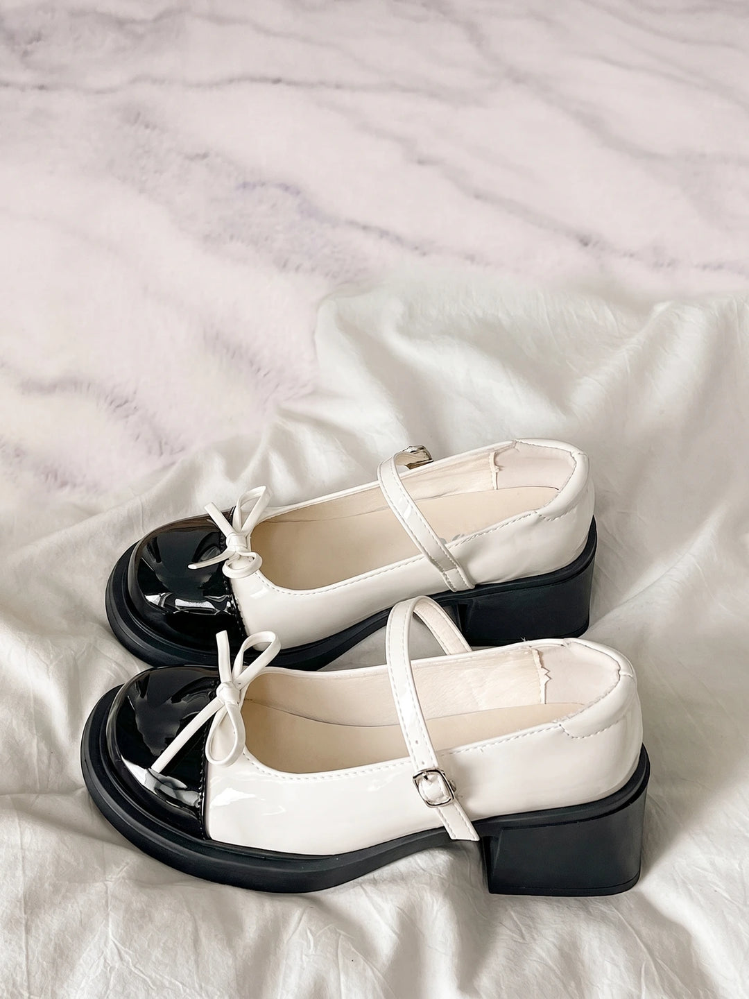 Nicollette Monochrome Mary Janes