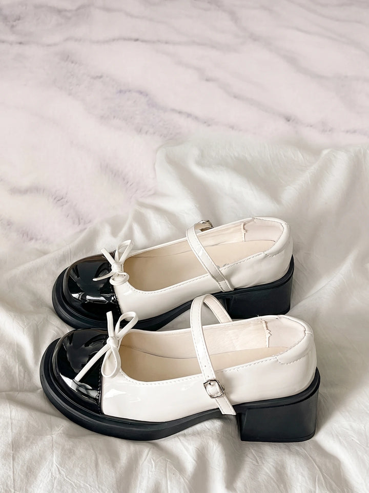 Nicollette Monochrome Mary Janes