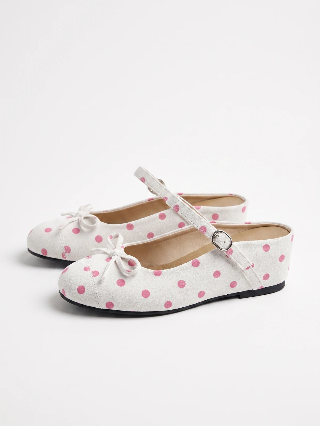 Mireilette Polka Dot Mary Jane Mules