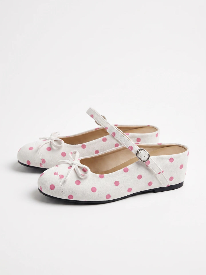Mireilette Polka Dot Mary Jane Mules