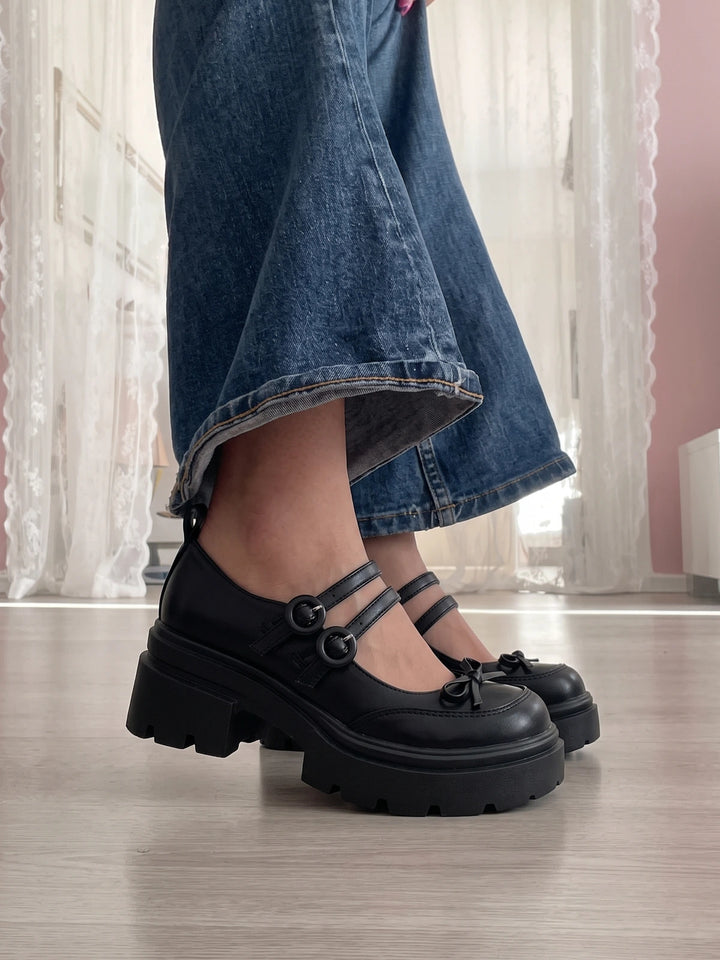 Mignonne Platform Mary Jane Heels