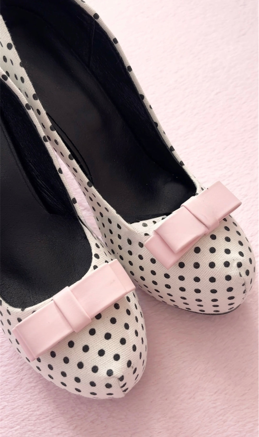 Lulu Polka Bow Heels