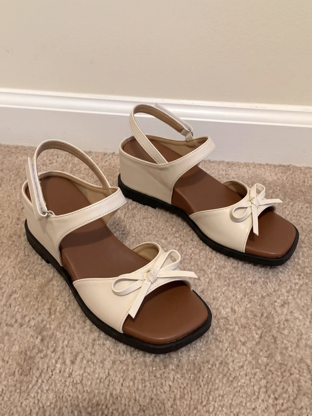 Ribbon Bow Sandals