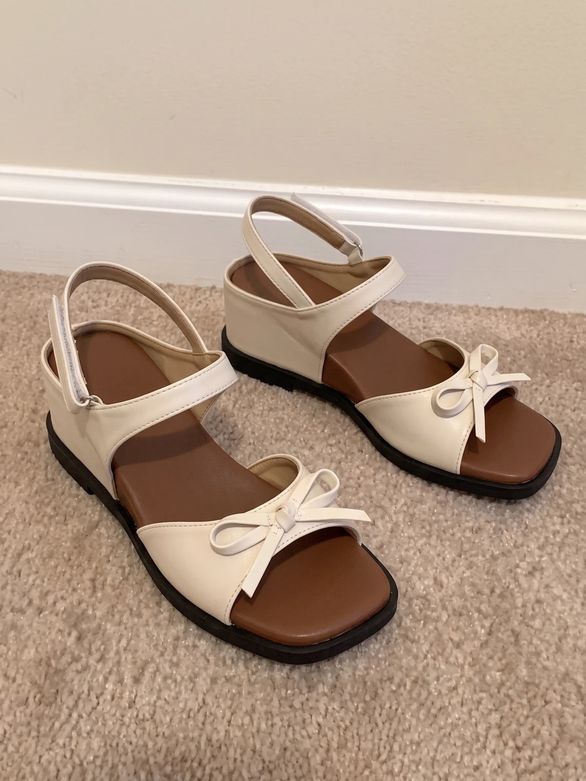 Ribbon Bow Sandals
