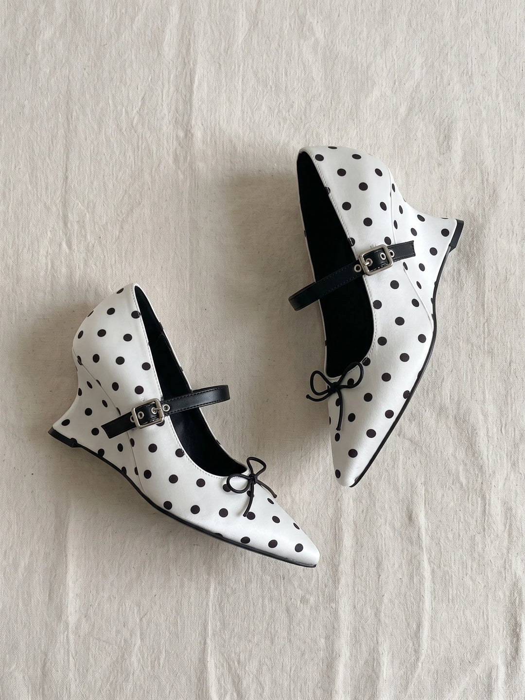 Isaline Polka Dot Mary Jane Heels