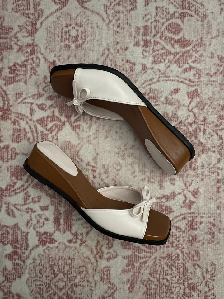 Ribbon Bow Sandals