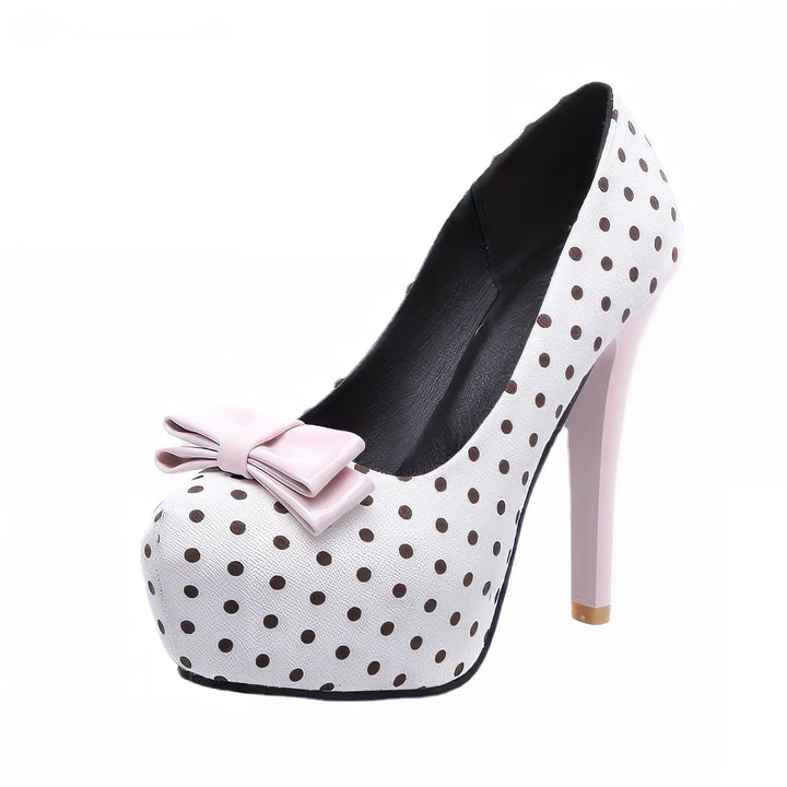Lulu Polka Bow Heels