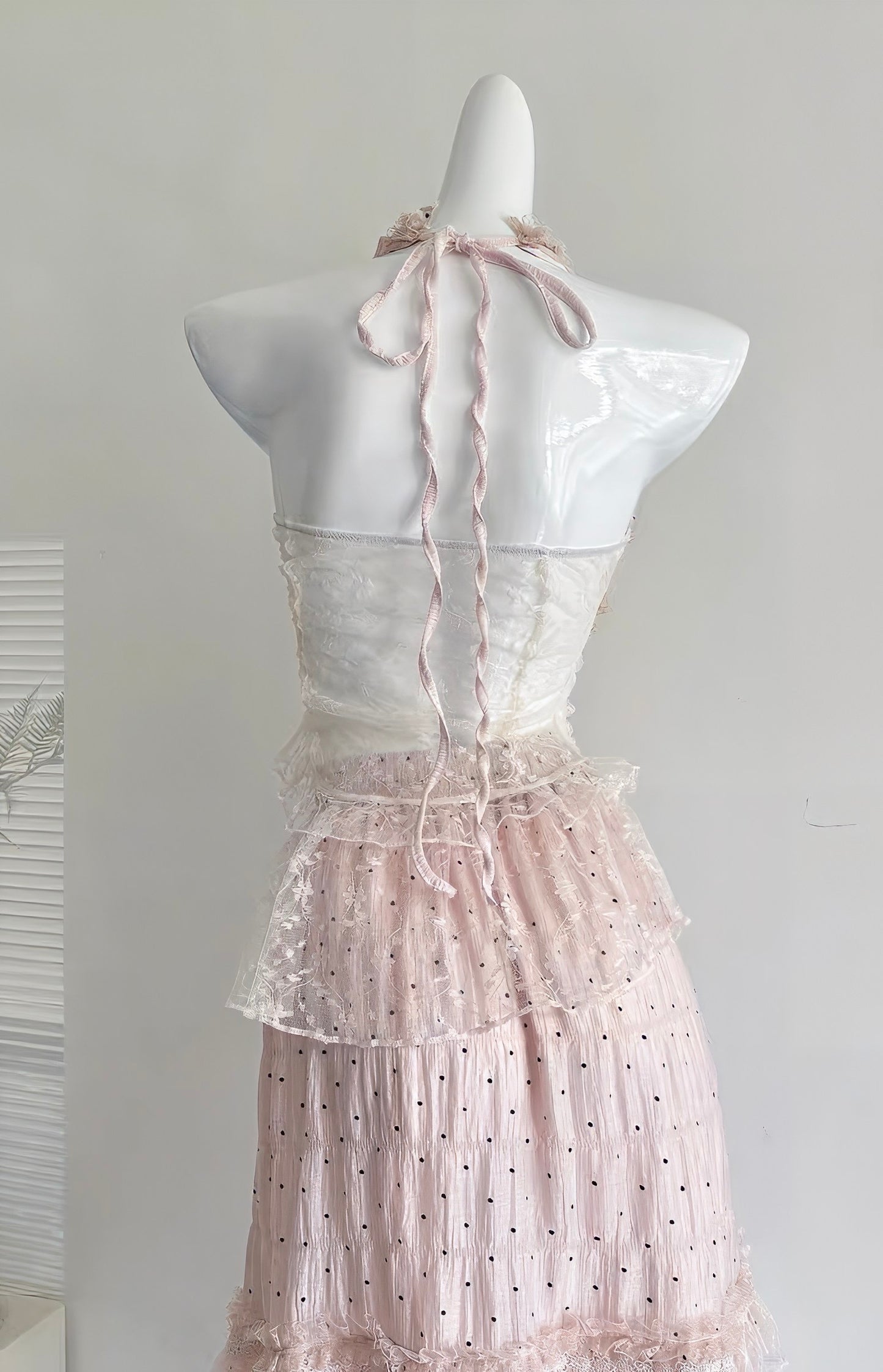 French Pink Ruffle Two-Piece Set