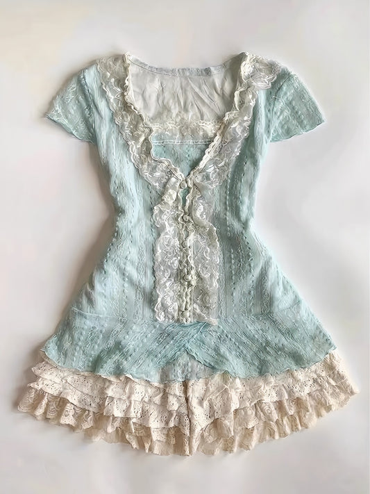 Celeste Bloom Blouse & Skirt Set