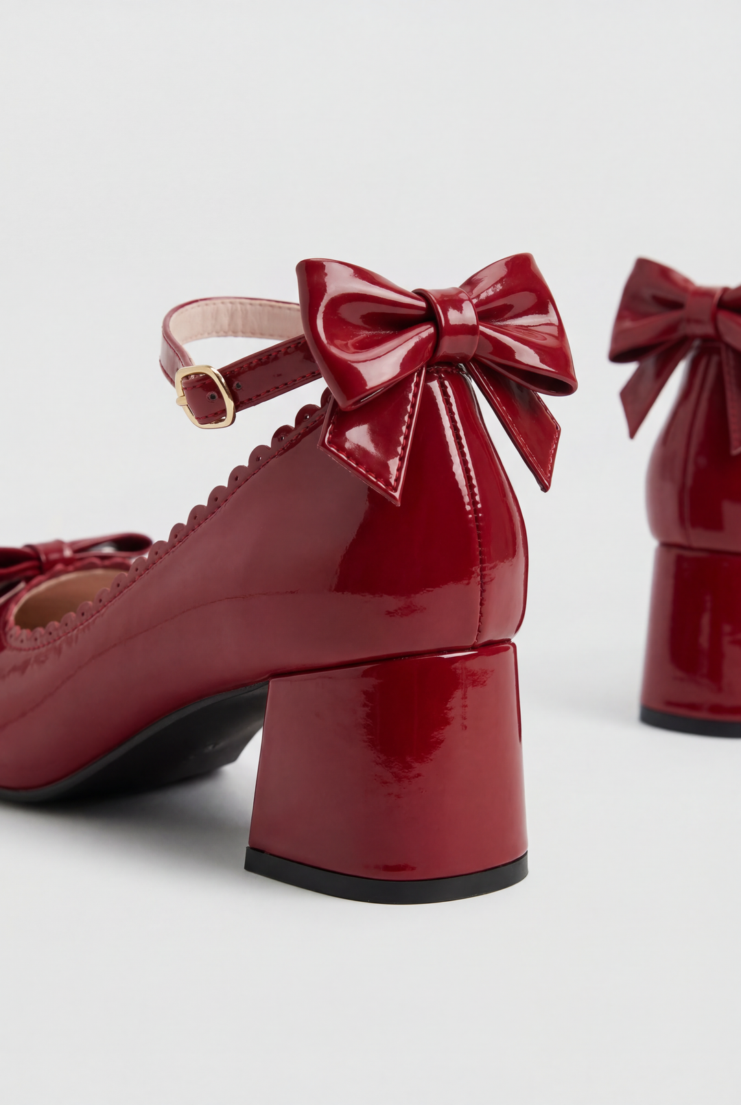 Fairy Lace Pearl Lolita Mid Heels