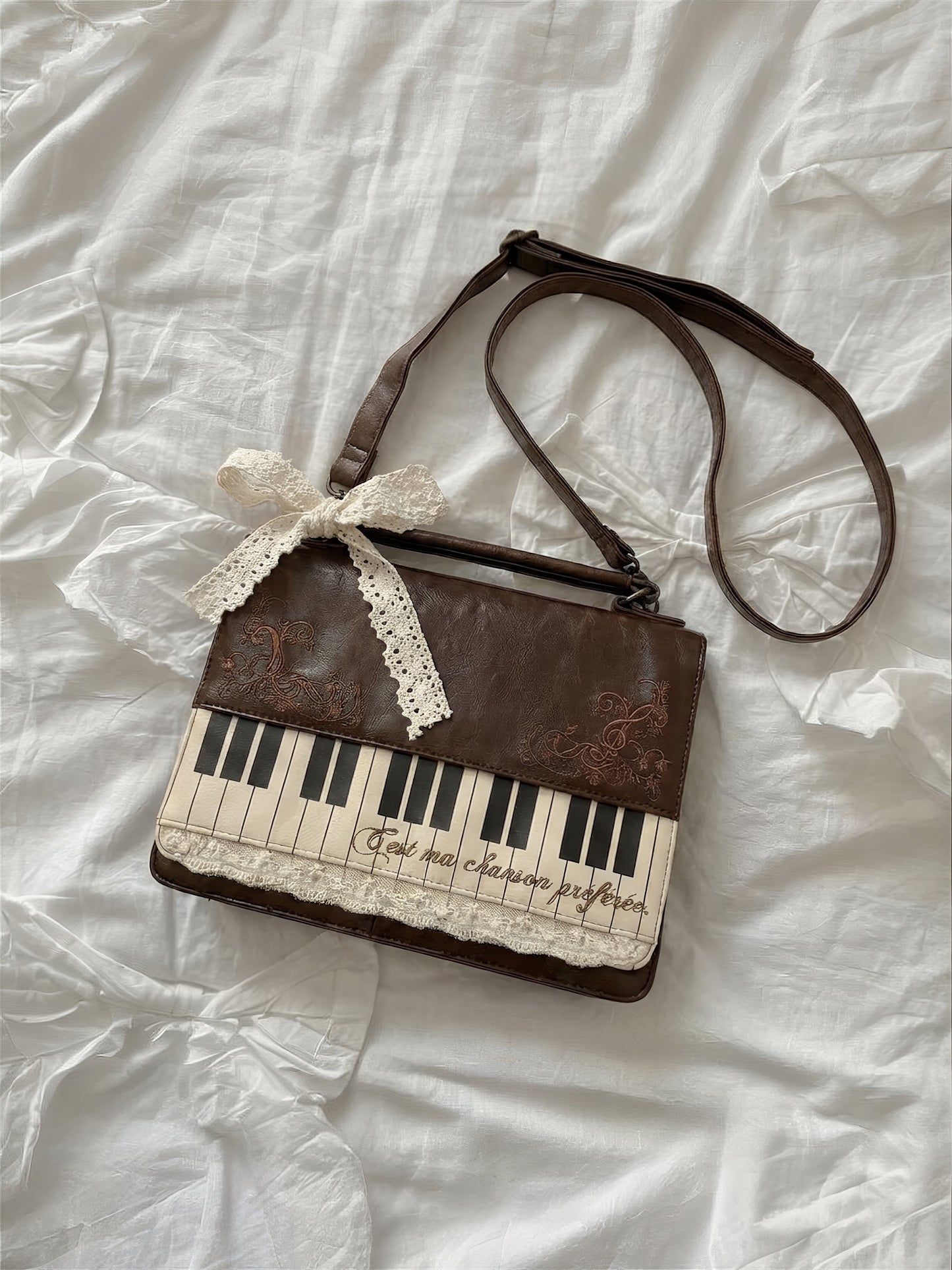 Art Piano Lace Briefcase
