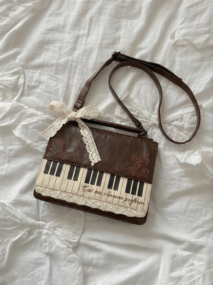 Art Piano Lace Briefcase
