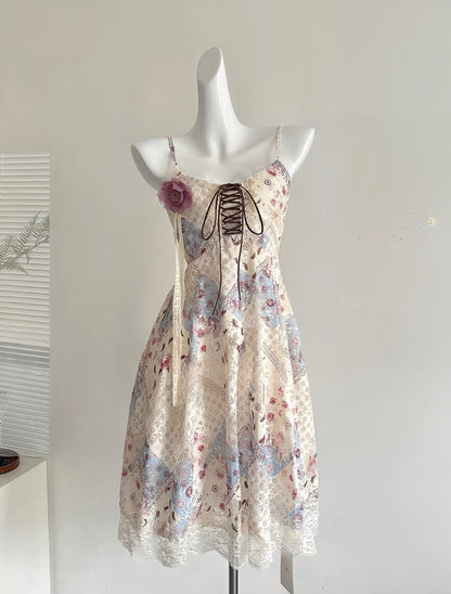 Floral Lace Rosebud Dress