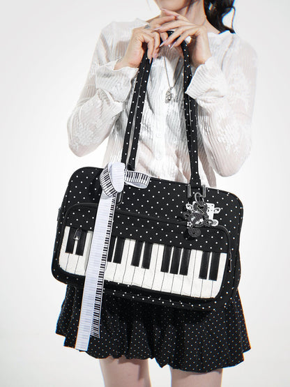 Polka Dot Piano Bowling Bag