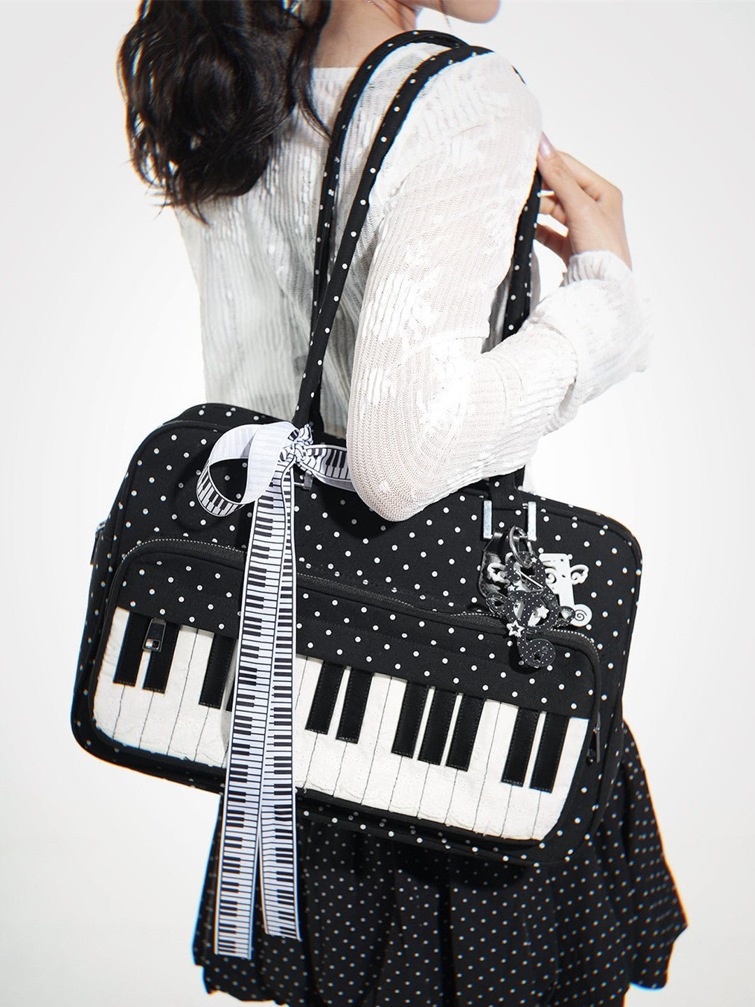 Polka Dot Piano Bowling Bag