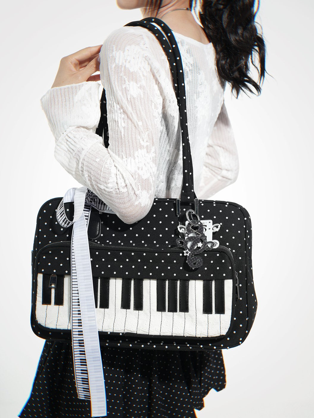 Polka Dot Piano Bowling Bag