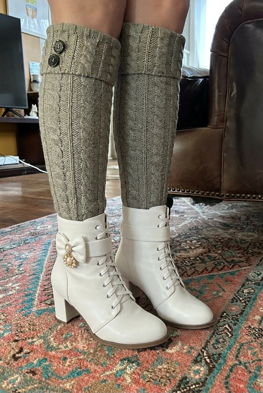 Sweet High Heel Ankle Boots