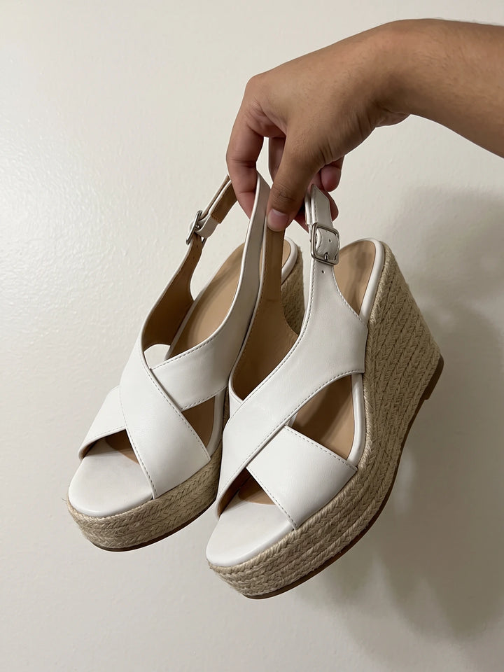 White Darling Sandals