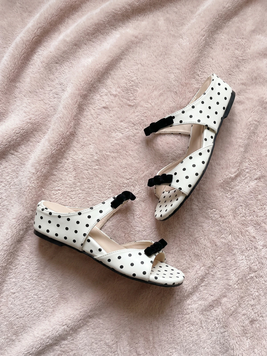 Elodie Polka Bow Mules