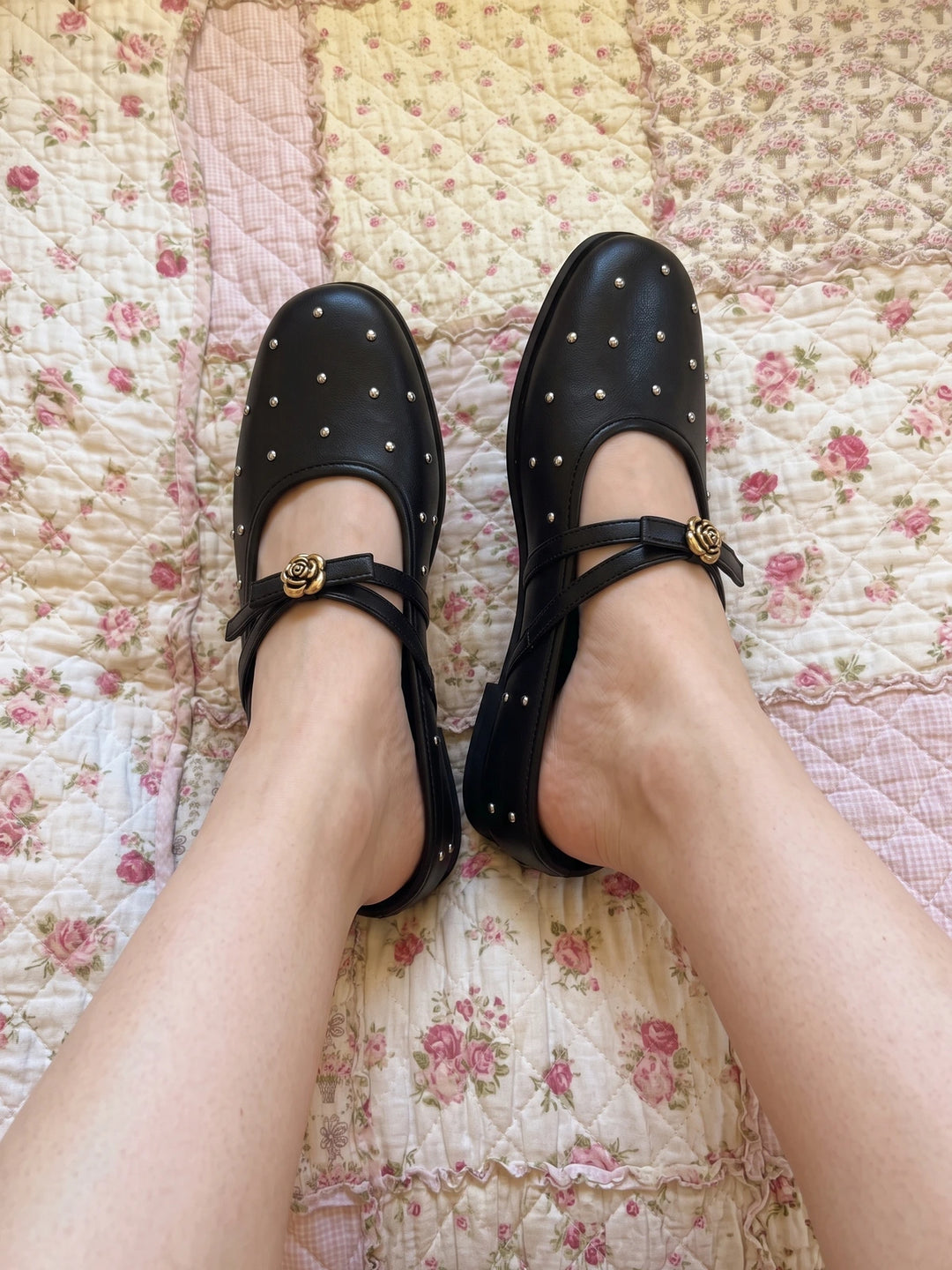 Black Darling Mary Janes