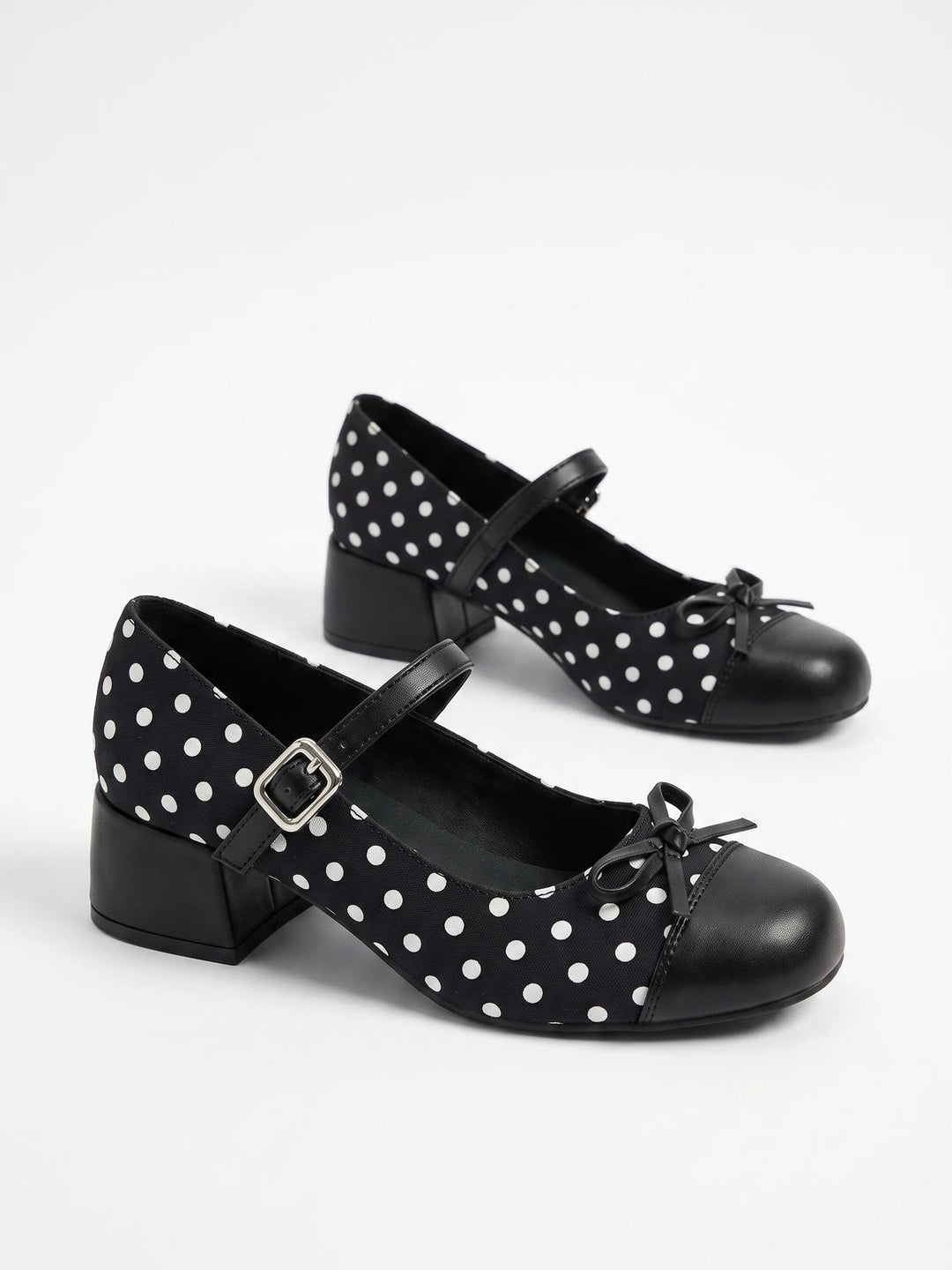 Solene Polka Dot Mary Jane Heels