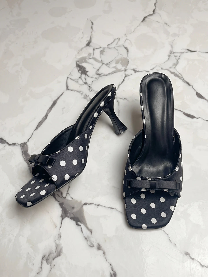 Penelope Bow Kitten Heels