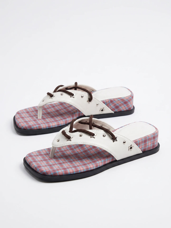 Multi-colored Blue Darling Sandals