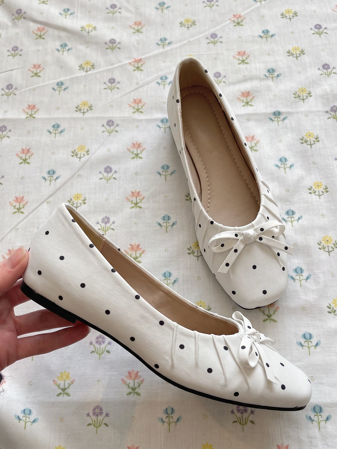 Paulette Micro-Polka Ballet Flats