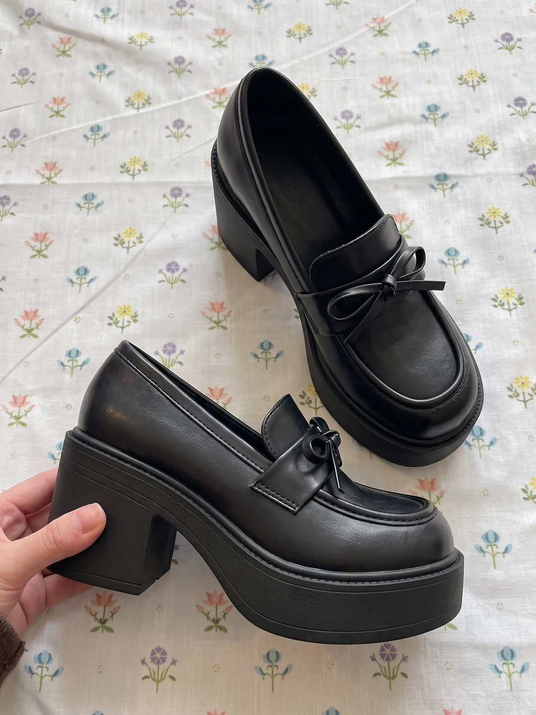 Winona Chunky Apron-Toe Loafer