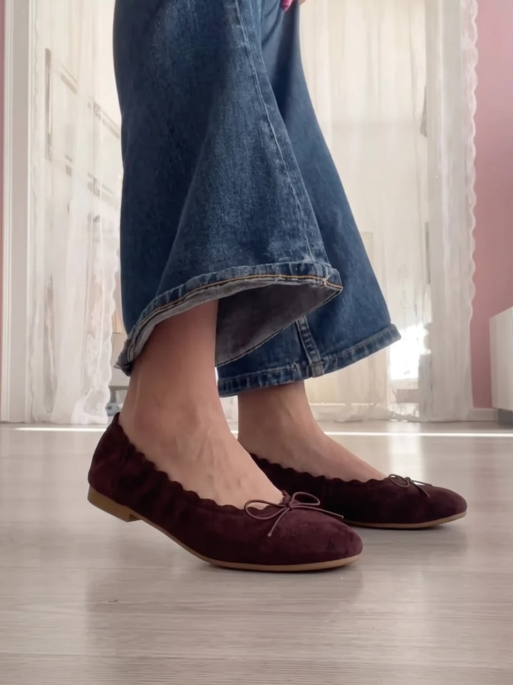 Marcelline Suede Ballet Flats