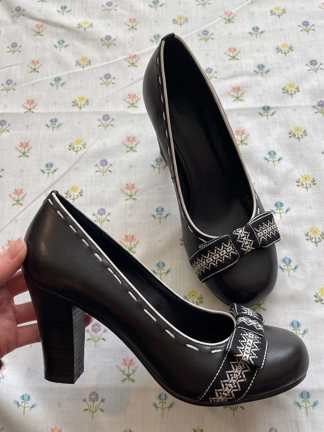 Margot Folk Bow Heels