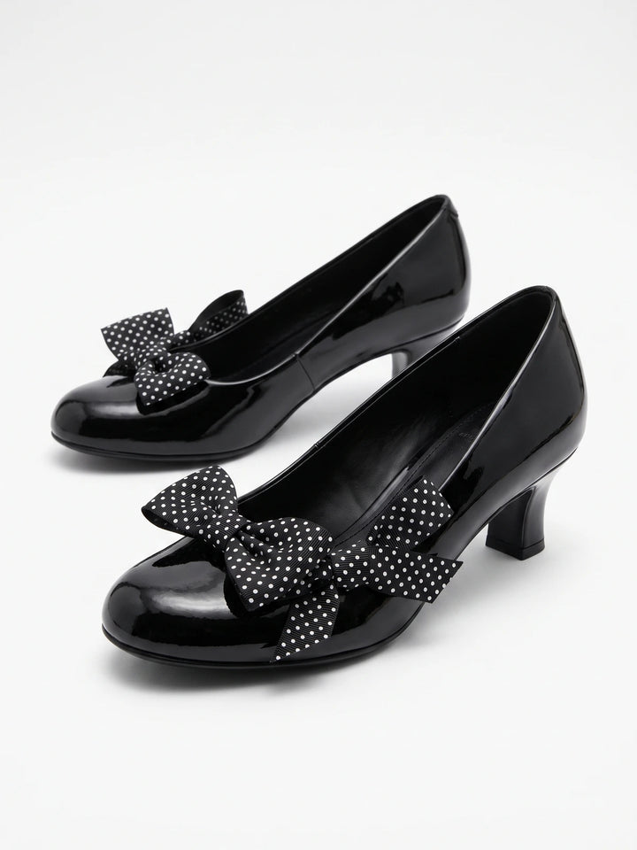 Juliette Polka Dot Bow Pumps