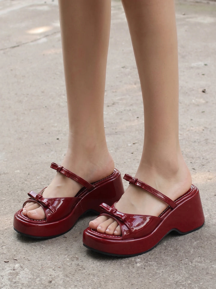 Kirsch Double-Strap Mule Sandals