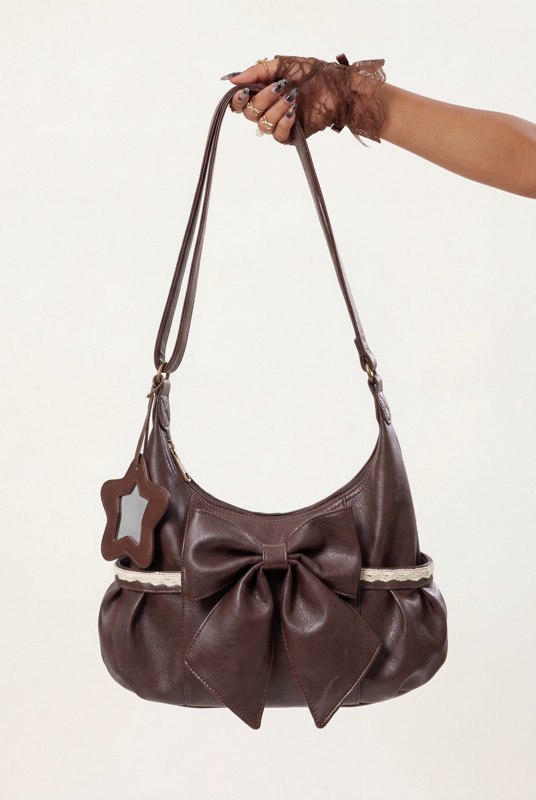 The Cocoa Bow Shoulder Bag