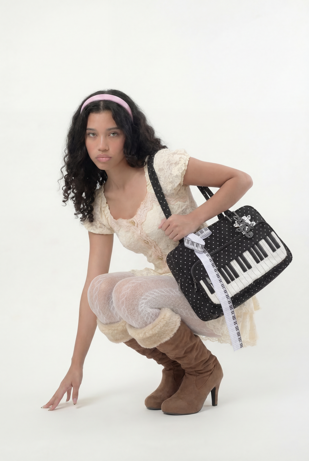 Polka Dot Piano Bowling Bag