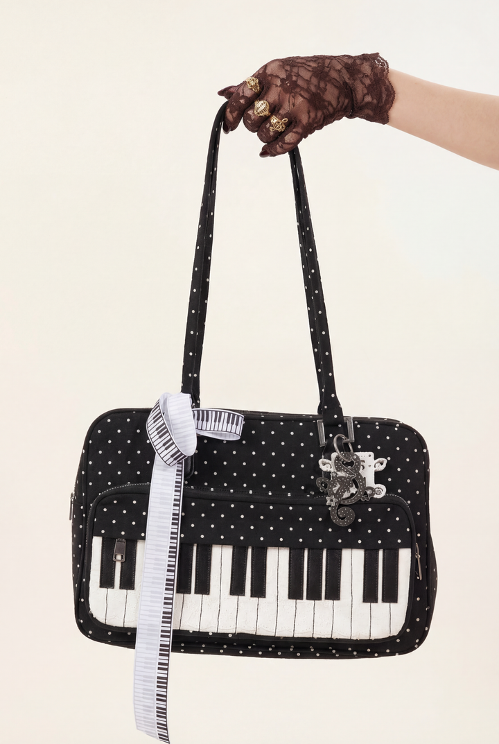 Polka Dot Piano Bowling Bag