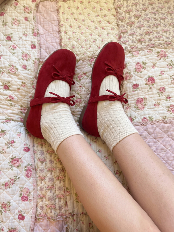 Marinette Double Bow Mary Jane Flats