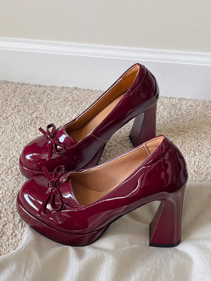 Veronica Flared-Heel Loafer Pump