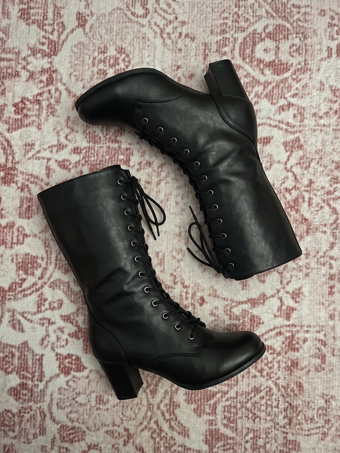 Ottiline Lace-Up Mid-Calf Boots