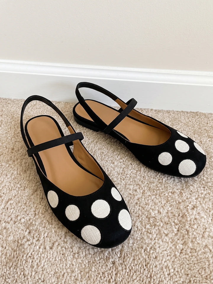 Macaron Dot Flats