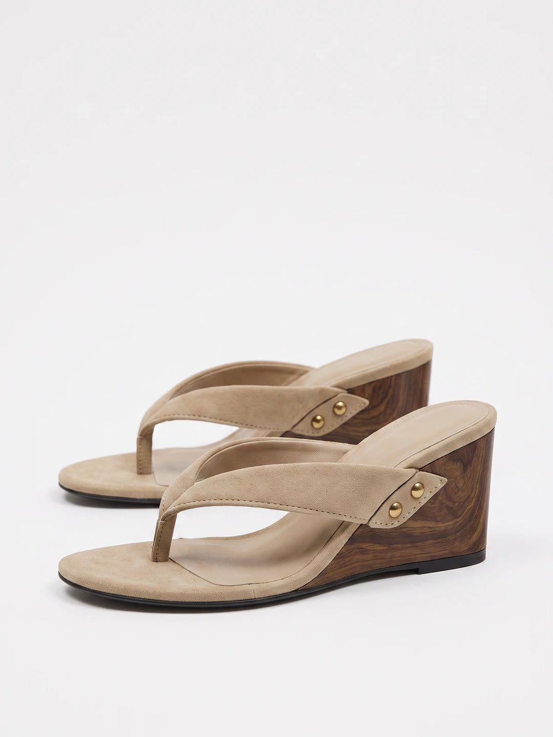 Vincenzia Suede Wedge Sandals