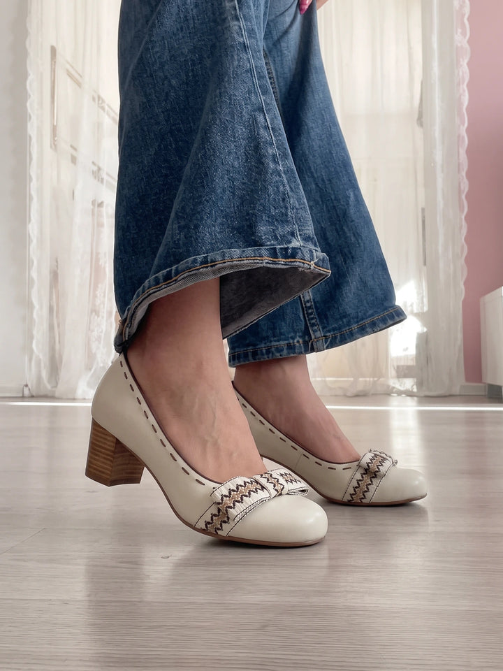 Margot Woven Bow Pumps