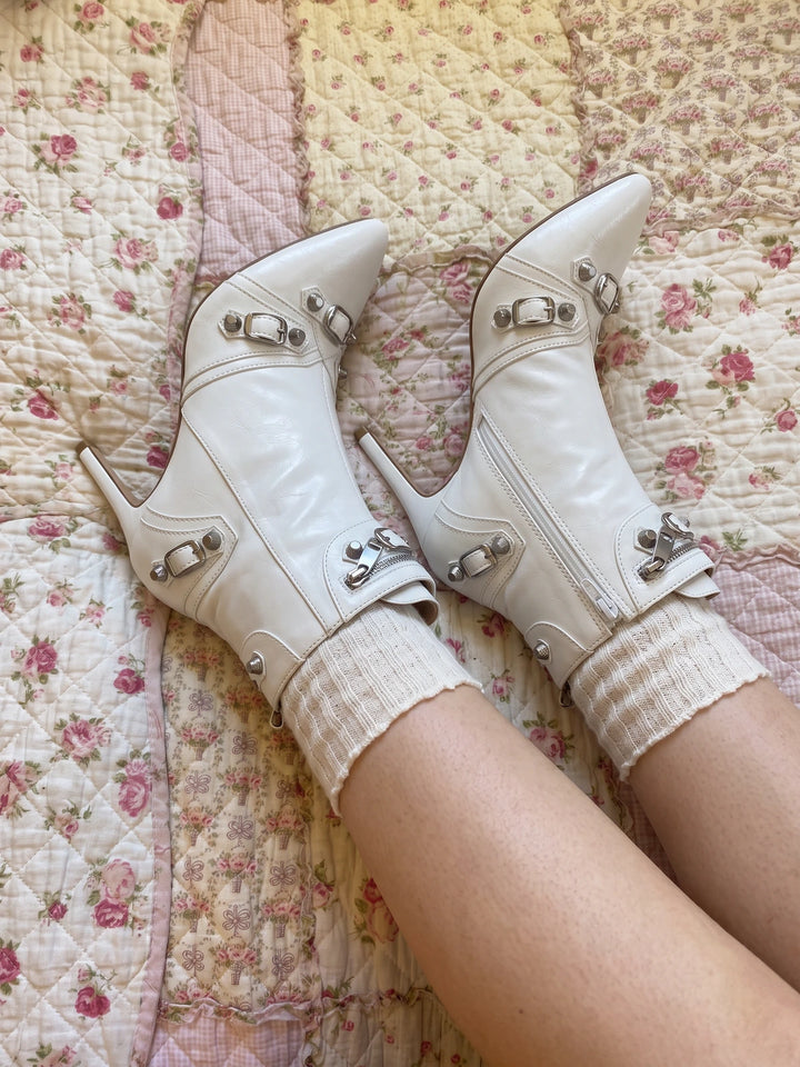 Clementine Buckled Stiletto Boots