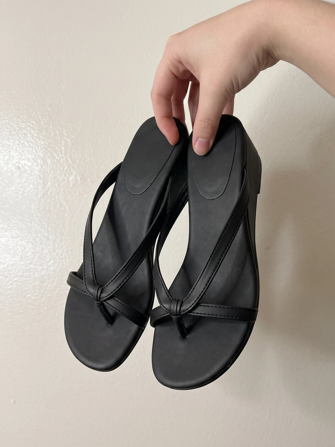 Zorabelle Knot Wedge Sandals