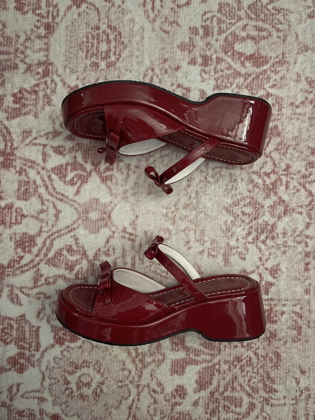 Kirsch Double-Strap Mule Sandals