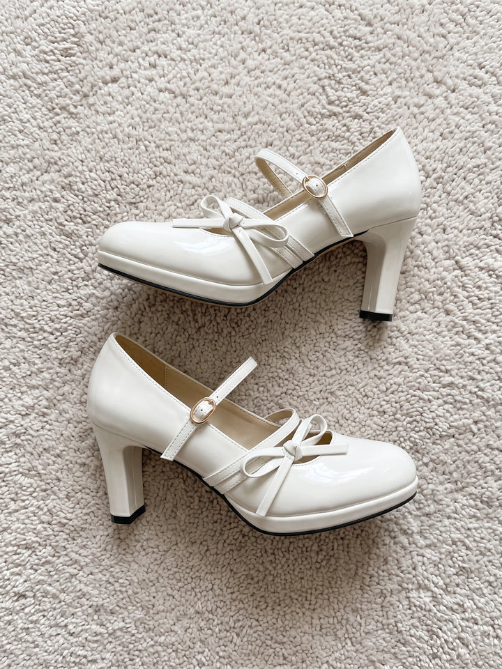 White Darling Mary Janes