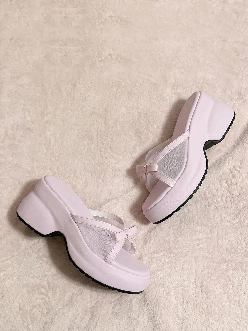 Ribbon Bow Sandals